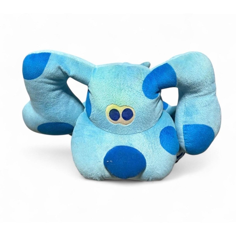 Vintage 1998 Blue's Clues Blue Jumbo Interactive Plush Tyco Nickelodeon Large